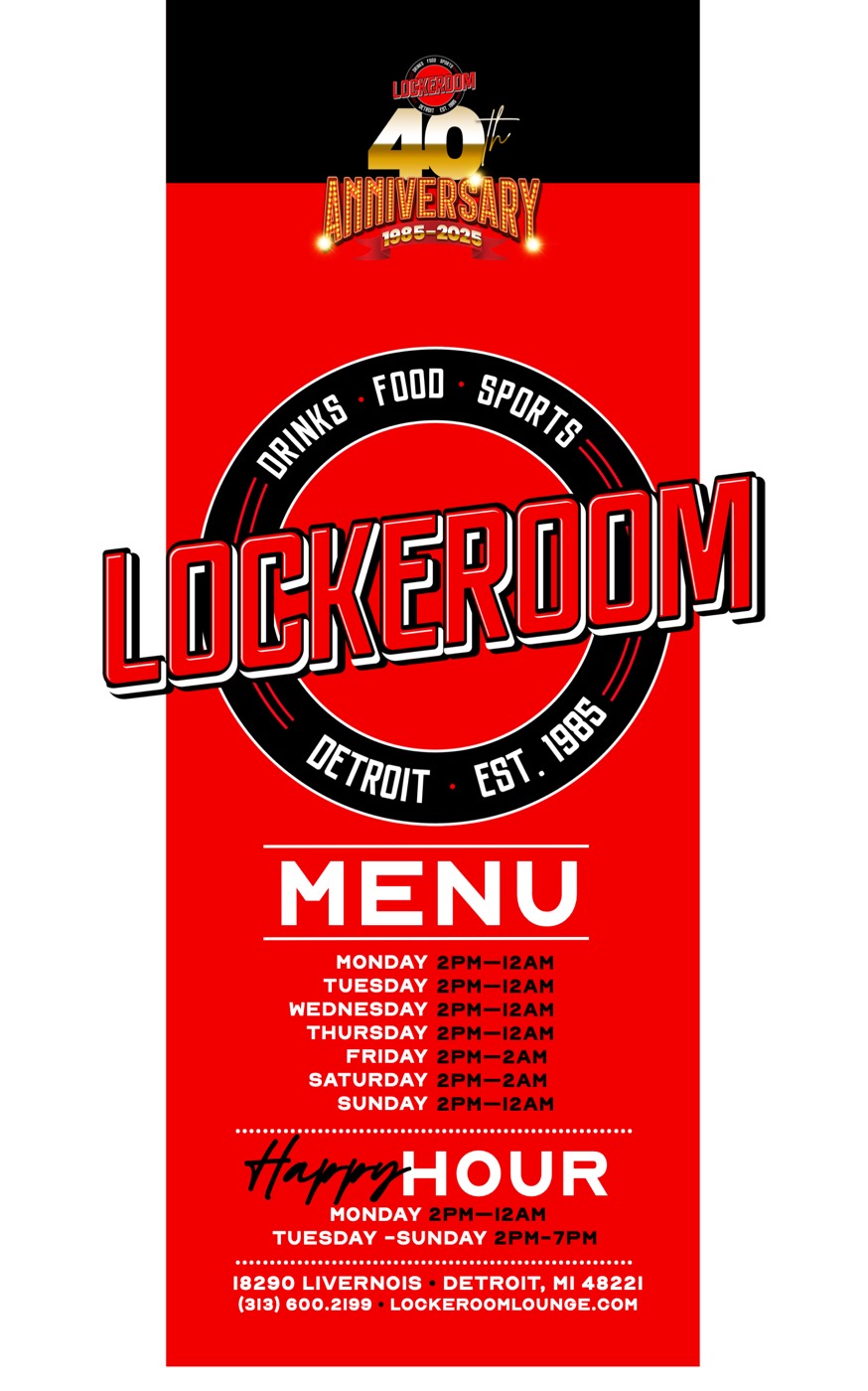 LOCKEROOM menu, page 1