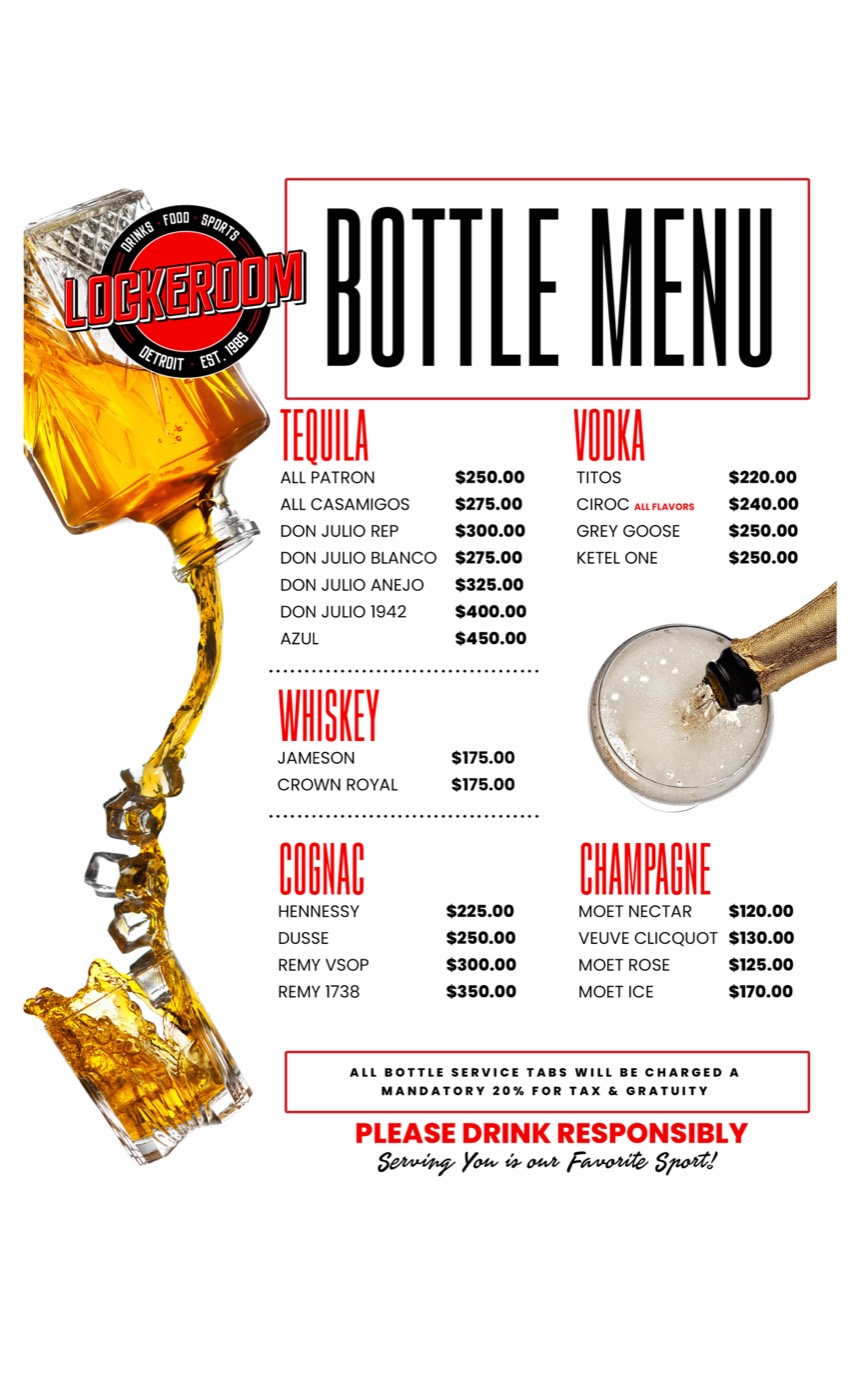 LOCKEROOM menu, page 4